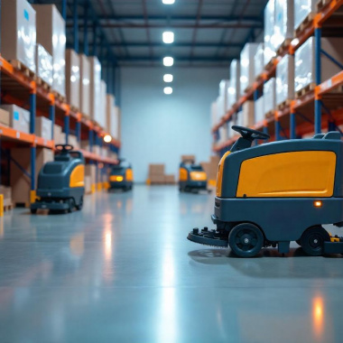 Поломоечные машины для складов: виды, особенности и преимущества