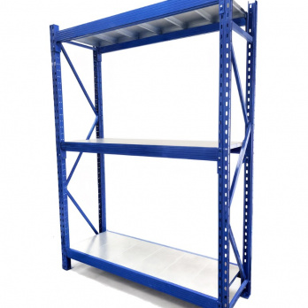 Среднегрузовой стеллаж Силач / 2000x2000x600 мм / 3 яруса