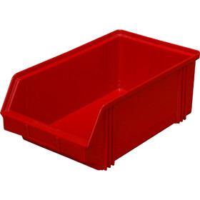 Пластиковый ящик для склада 400х230х150, красный