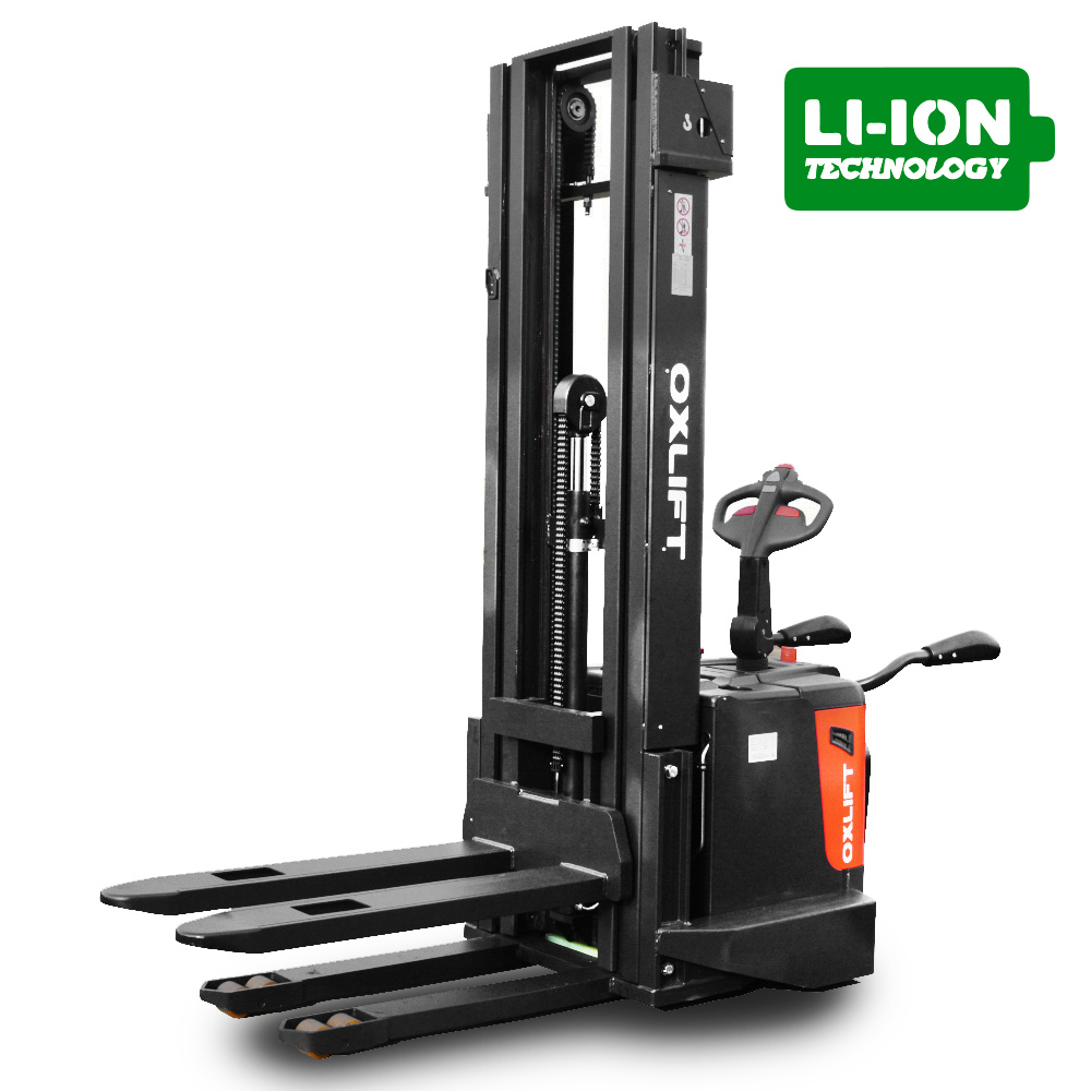 Самоходный штабелер Premium BX 1555L Li-Ion с платформой для оператора OXLIFT 5500 мм