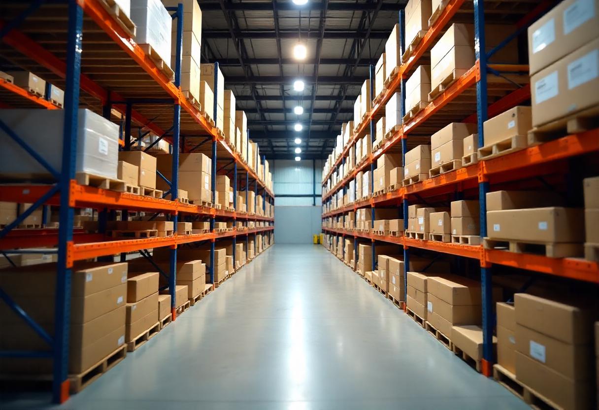 Подвесные стеллажи: как сэкономить пространство на складе